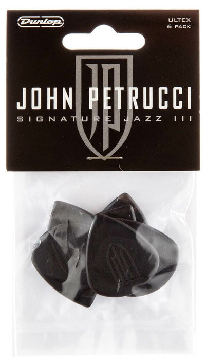 Перца за китара Dunlop - John Petrucci Signature Jazz III, 1.5 mm, 6 броя, черни