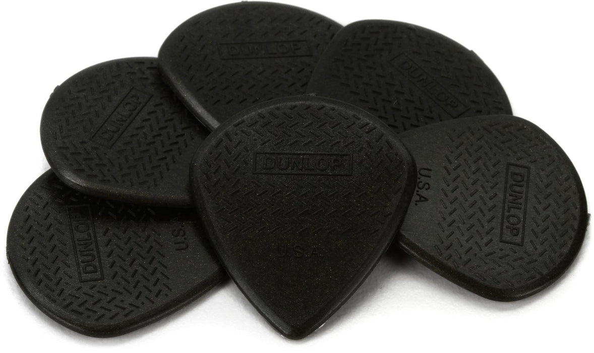 Перца за китара Dunlop - Max Grip Jazz III, 1.38 mm, 6 броя, черни