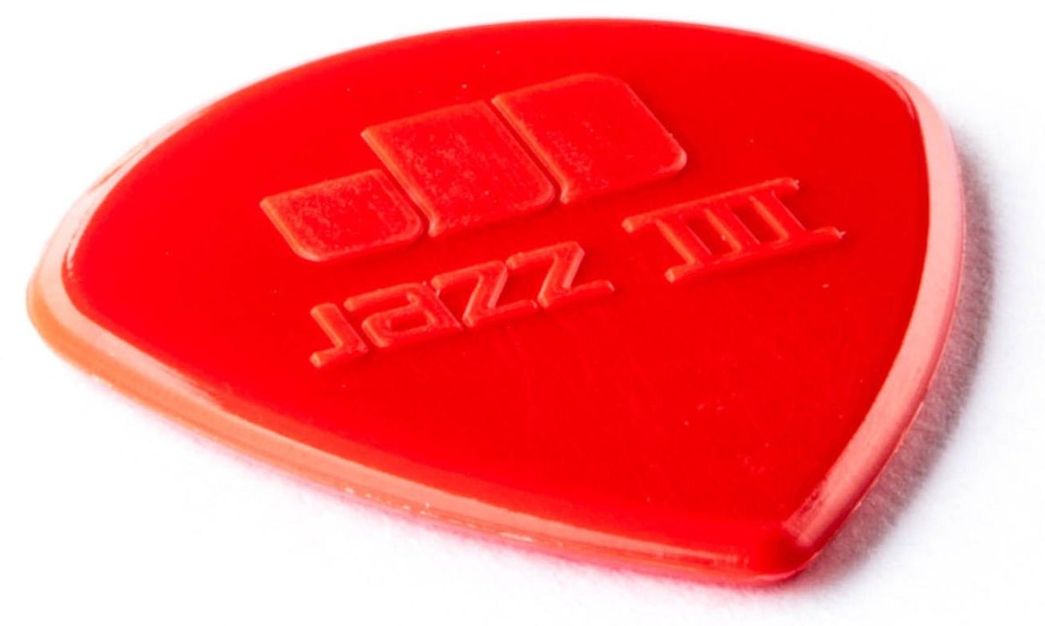 Перца за китара Dunlop - Nylon Jazz III XL, 1.38mm, 6 броя, червени