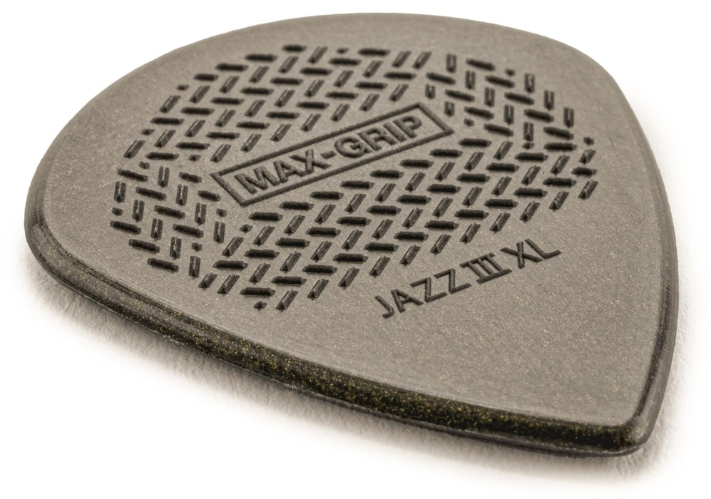 Перца за китара Dunlop - Max-Grip Jazz III XL, Carbon Fiber, 1.38 mm, 6 броя