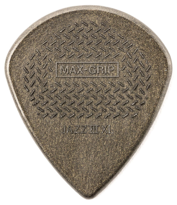 Перца за китара Dunlop - Max-Grip Jazz III XL, Carbon Fiber, 1.38 mm, 6 броя