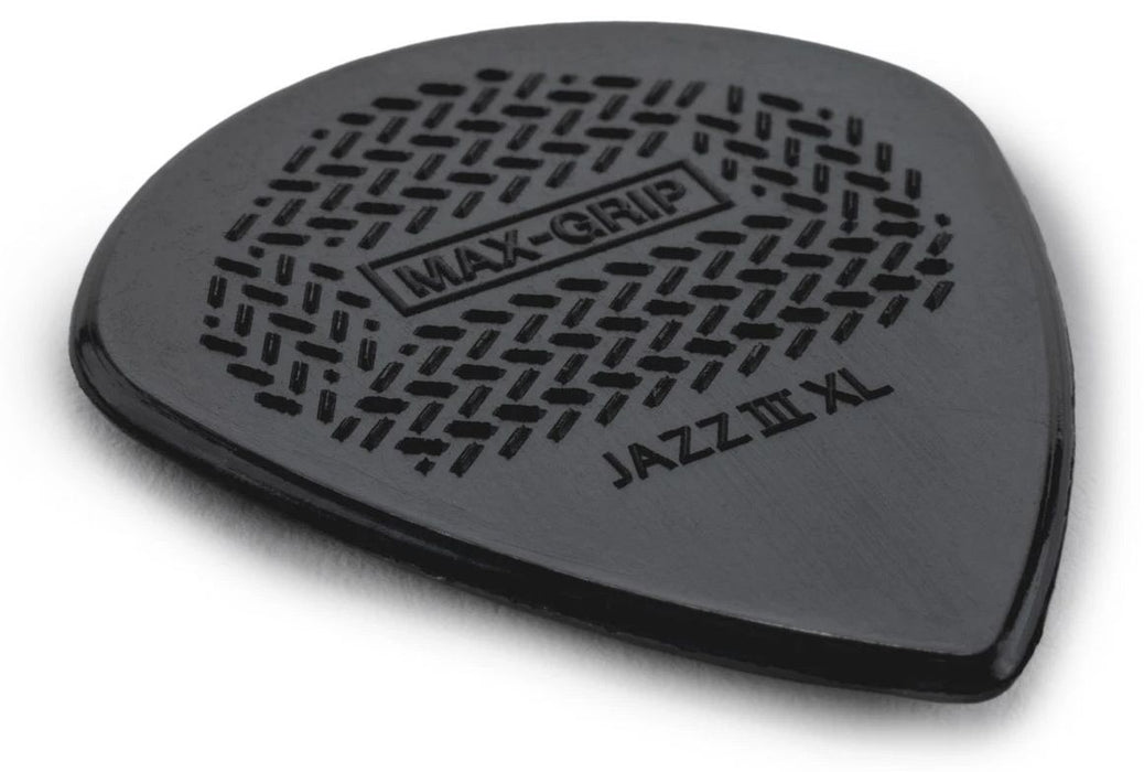 Перца за китара Jim Dunlop - Max-Grip Jazz III XL Stiffo, 1.38 mm, 6 броя, черни