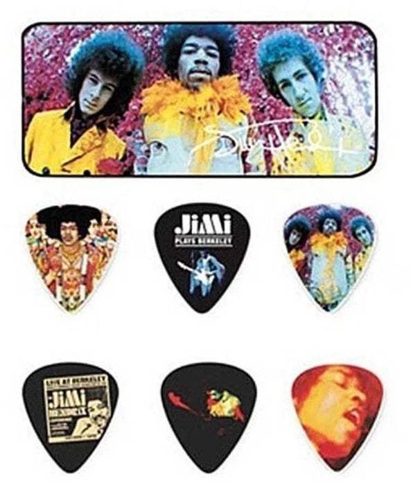 Перца за китара Dunlop - Jimi Hendrix Experienced, Medium, 12 броя