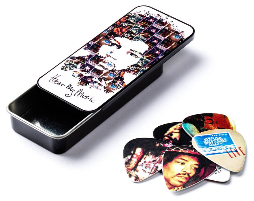 Перца за китара Dunlop - Jimi Hendrix Hear My Music, Medium, 12 броя