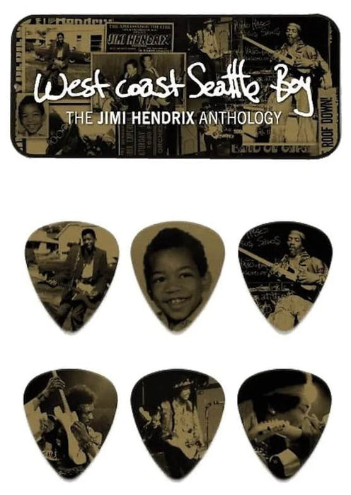 Перца за китара Dunlop - Jimi Hendrix West Coast Seattle Boy, Heavy, 6 броя