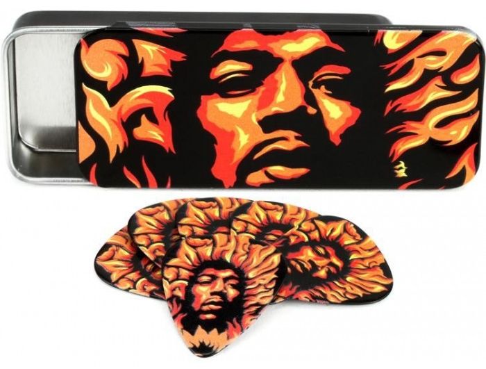 Перца за китара Dunlop - Jimi Hendrix Voodoo Fire, Heavy, 6 броя