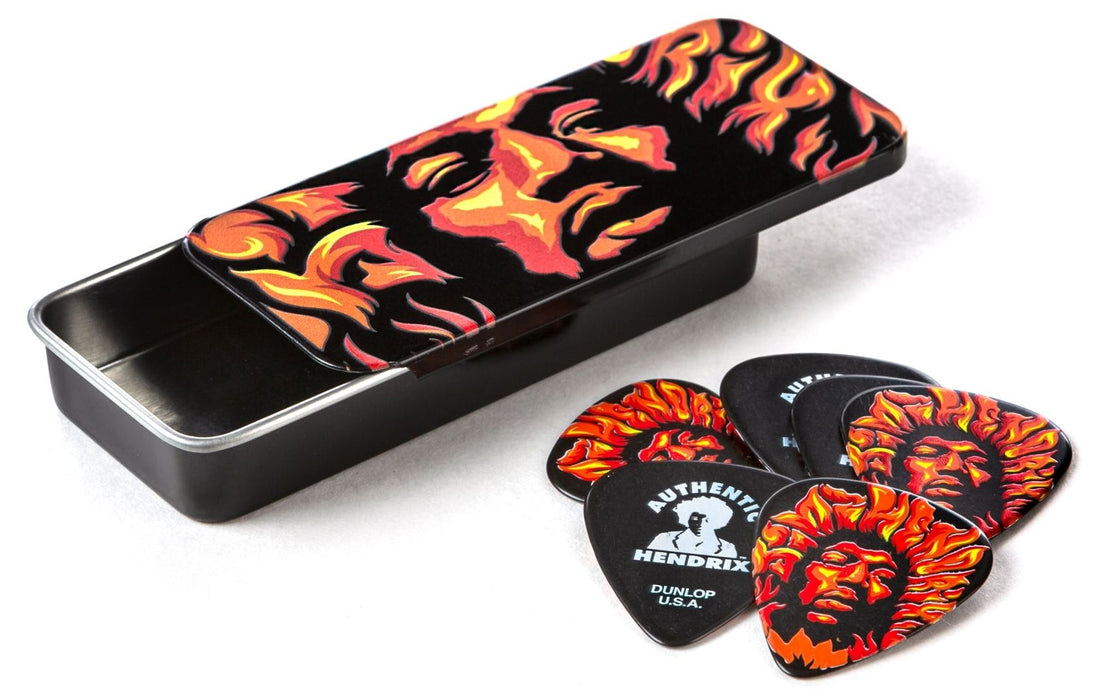 Перца за китара Dunlop - Jimi Hendrix Voodoo Fire, Heavy, 6 броя