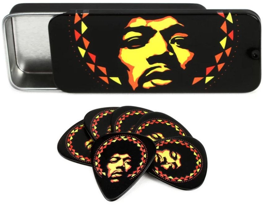 Перца за китара Dunlop - Jimi Hendrix, Aura Mandala, Heavy, 6 броя