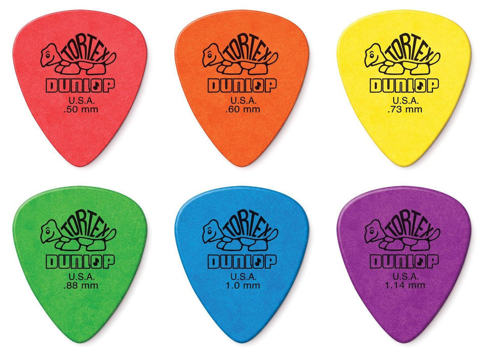 Перца за китара Dunlop - Tortex, Standard Variety Pack, 12 броя