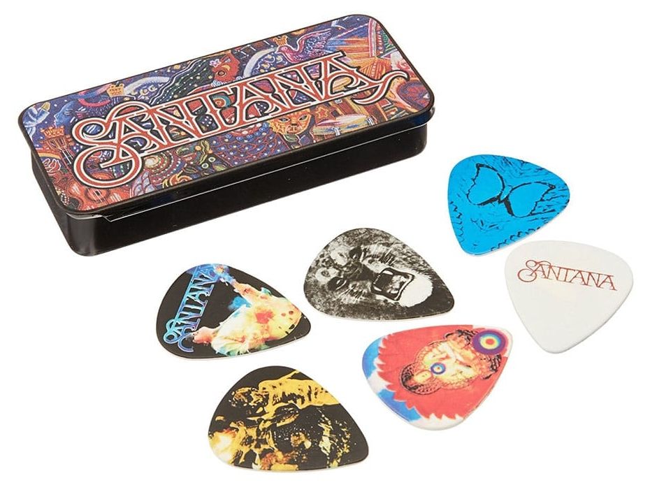 Перца за китара Jim Dunlop - Santana, SANPT02H, Heavy, 6 броя