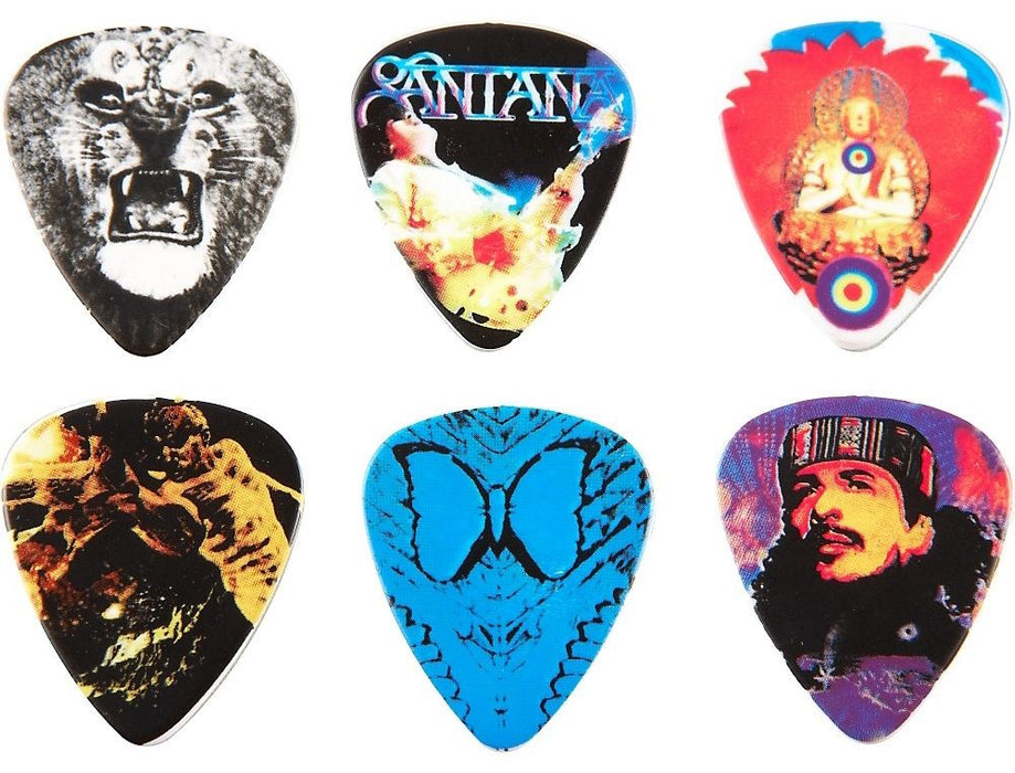 Перца за китара Jim Dunlop - Santana, SANPT02H, Heavy, 6 броя
