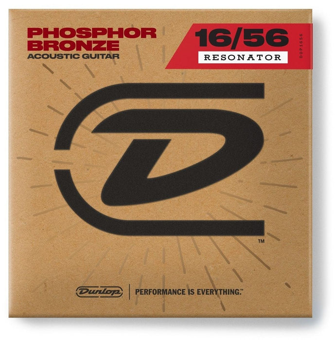 Струни за резонаторна китара Dunlop - Phosphor Bronze, DOP1656, 16-56