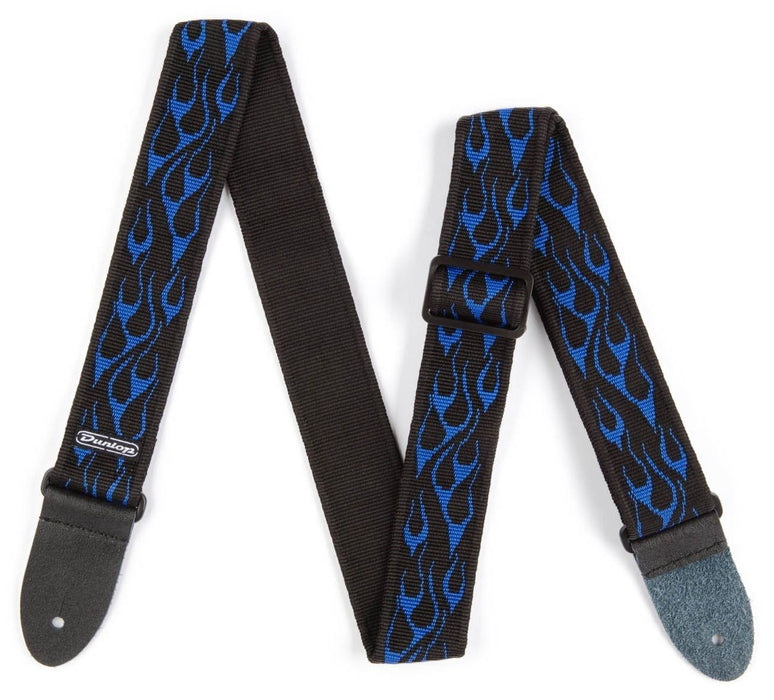 Колан за китара Dunlop – D3811BL, Flambe Blue