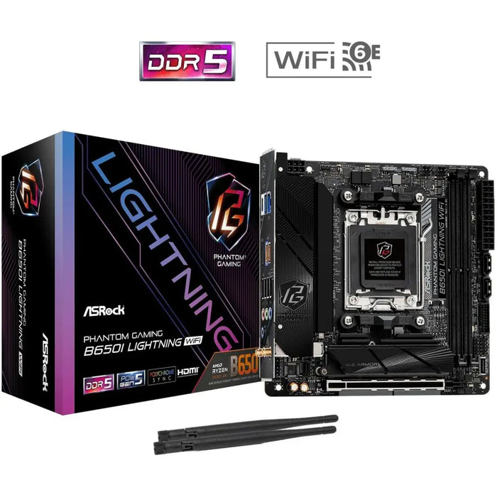 Дънна платка ASRock B650I LIGHTNING WIFI Intel Wi-Fi 6 AMD