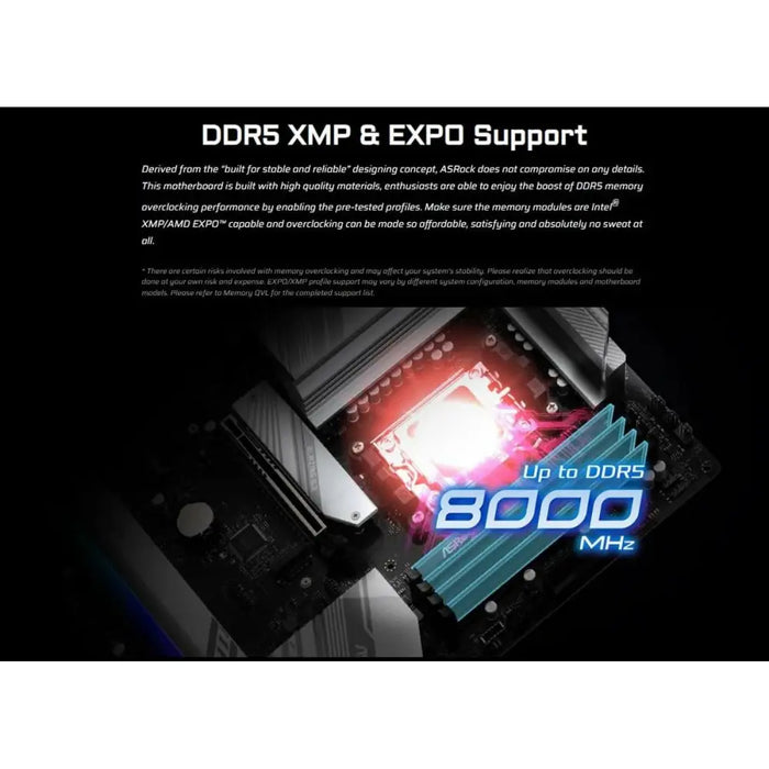 Дънна платка ASRock B850 Pro RS WiFi AMD B850 LGA 1151 AMD