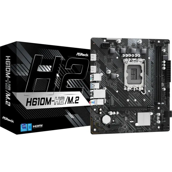 Дънна платка ASRock H610M-H2/M.2 LGA 1700 INTEL H610