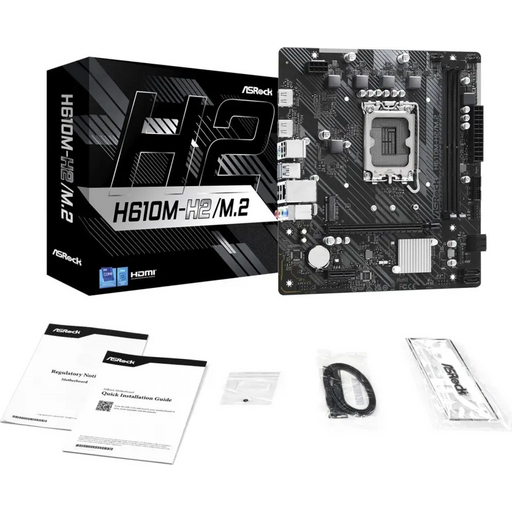 Дънна платка ASRock H610M-H2/M.2 LGA 1700 INTEL H610