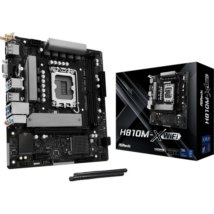 Дънна платка ASRock H810M-X WIFI
