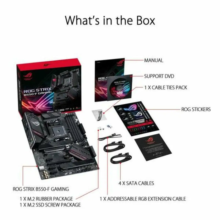 Дънна платка Gaming Asus Rog Strix B550-F ATX AM4
