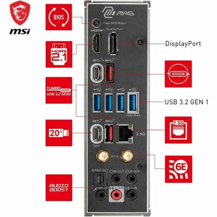Дънна платка MSI MAG X670E TOMAHAWK WIFI AMD X670 AMD AM5