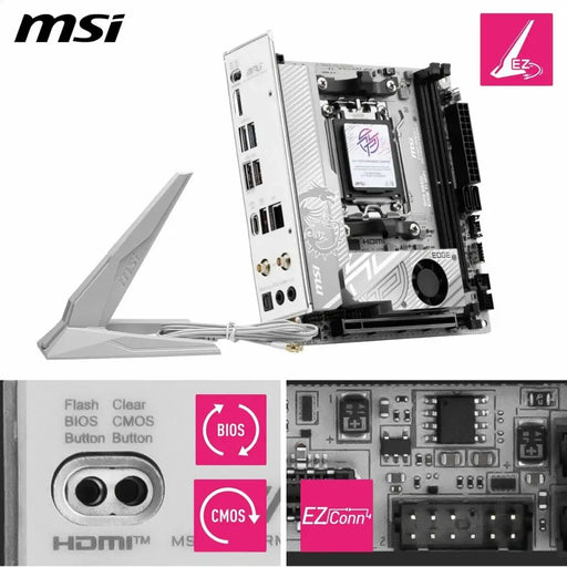 Дънна платка MSI MPG B850I EDGE TI WIFI DDR5 AMD B850 AMD
