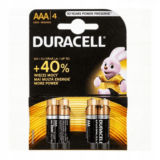 Duracell Basic LR03 AAA алкални батерии 4 броя
