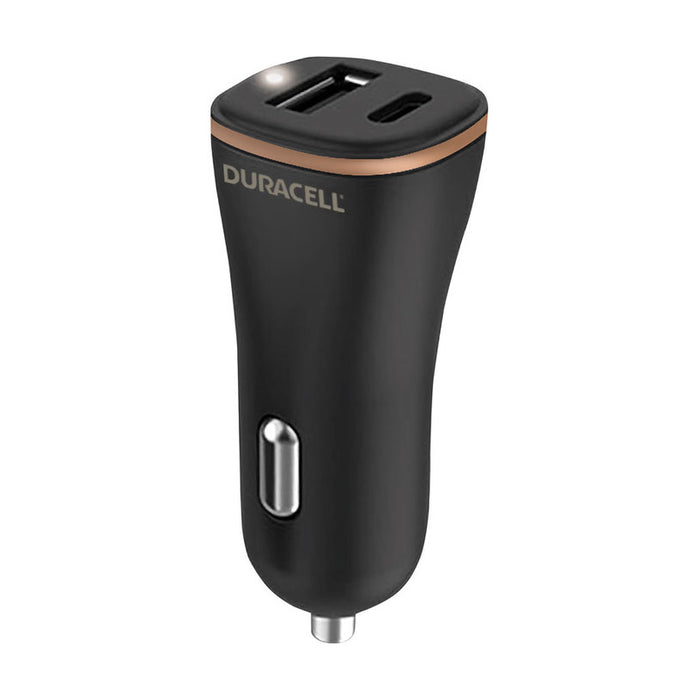 ЗАРЯДНО 12V DURACELL USB+TYPE-C DR6026A