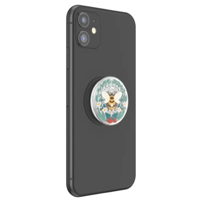 Държач и стойка за телефон Popsockets PlantCore Grip Bee