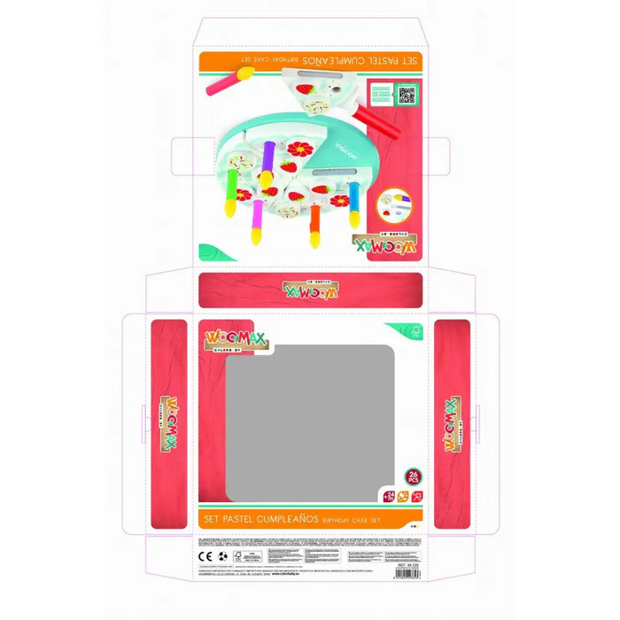 Дървена Игра Woomax Tarta 26 Части (6 броя)