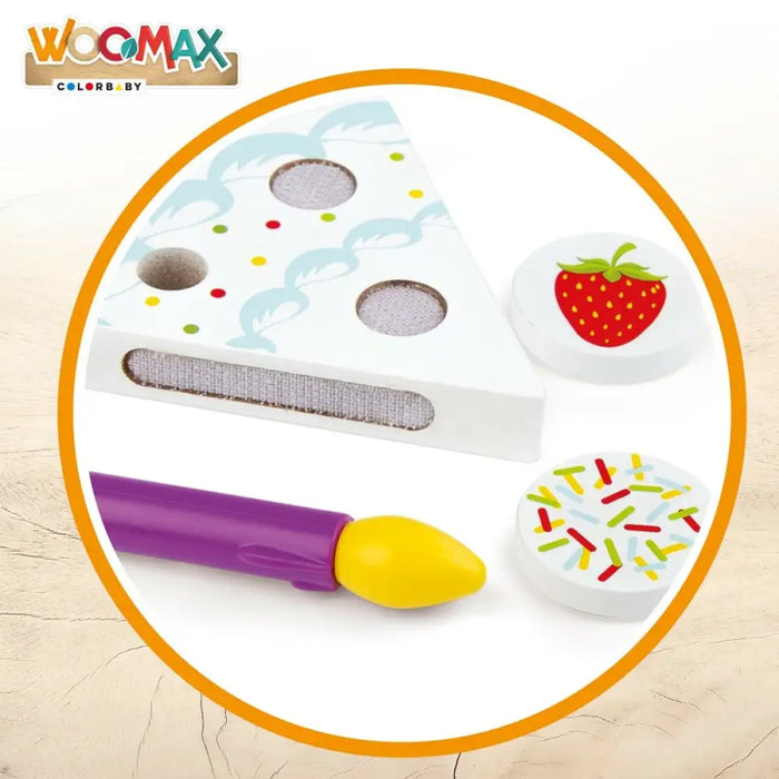 Дървена Игра Woomax Tarta 26 Части (6 броя)
