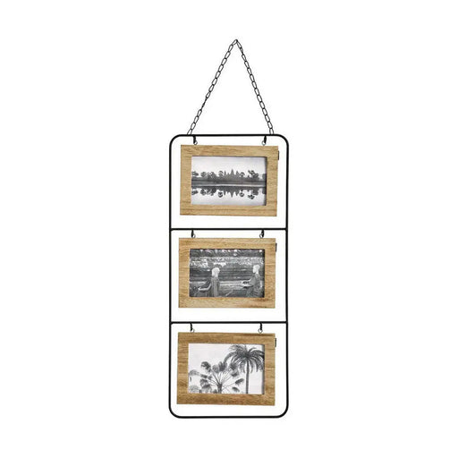 Държатели за стена Atmosphera 3снимка Дървен MDF (52 x 22