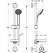 ДУШ КОМПЛЕКТ IDEALRAIN 600ММ B9503AA IS