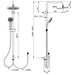 ДУШ КОМПЛЕКТ IDEALSTANDARD IDEALRAIN A6281AA