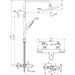 ДУШ СИСТЕМА ТЕРМОСТАТНА CERATHERM T25 IDEALSTANDARD A7629AA