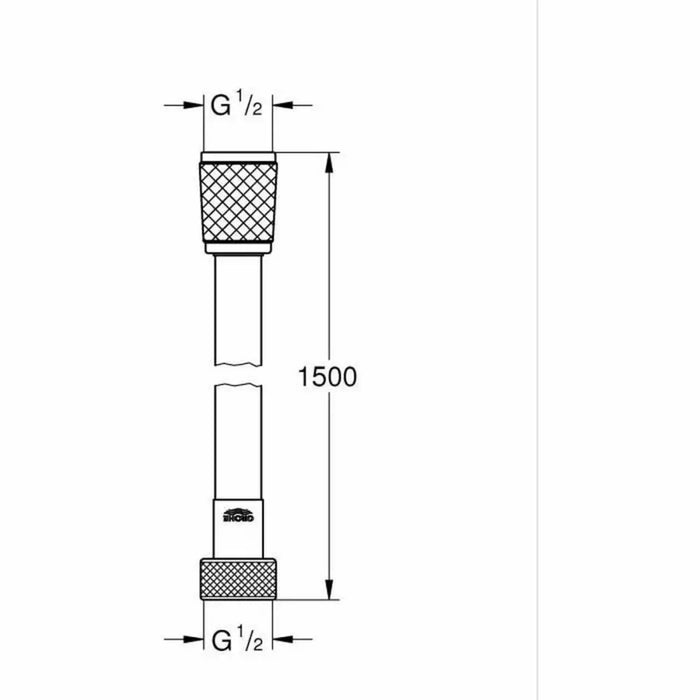 Душ Слушалка Grohe Черен