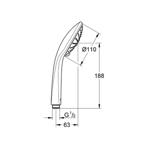 ДУШ СЛУШАЛКА GROHE EUPHORIA 110