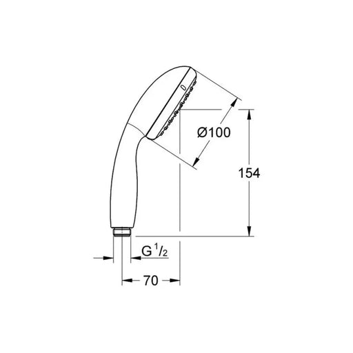 ДУШ СЛУШАЛКА GROHE VITALIO GO