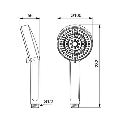ДУШ СЛУШАЛКА IDEALSTANDARD IDEALRAIN