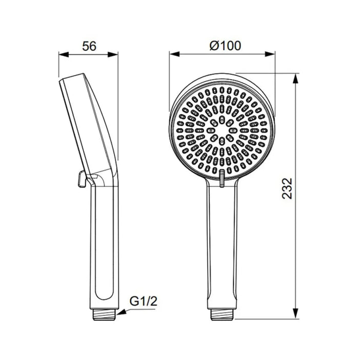 ДУШ СЛУШАЛКА IDEALSTANDARD IDEALRAIN