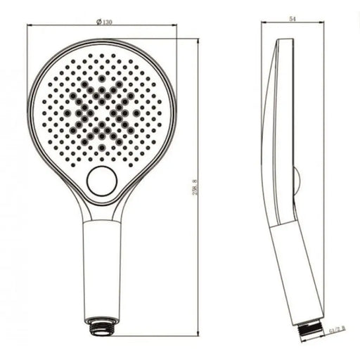 ДУШ СЛУШАЛКА INTER CERAMIC 7324W