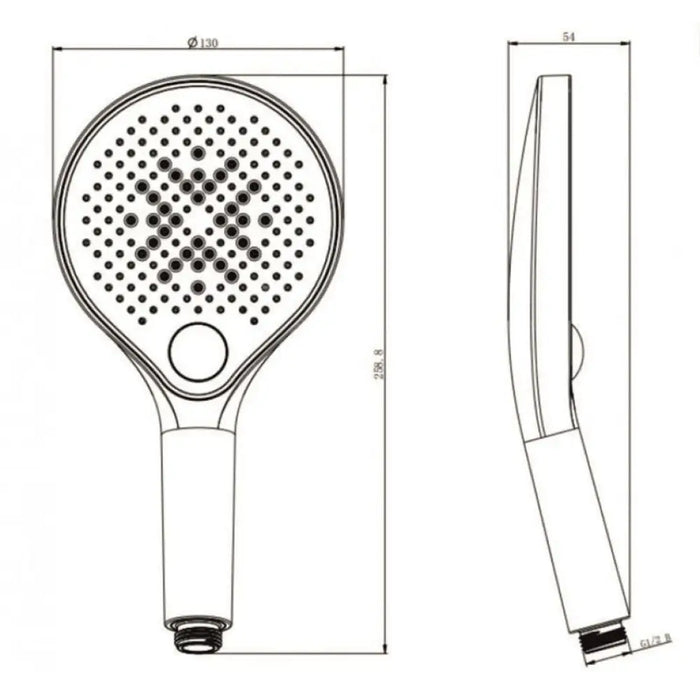 ДУШ СЛУШАЛКА INTER CERAMIC 7324W
