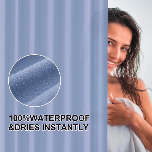 Душ завеса Exma basic azul Син PVC 180 x 180 cm