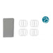 Душ завеса Berilo SC-MIX-01-GREY SC-MIX-01-GREY Сив
