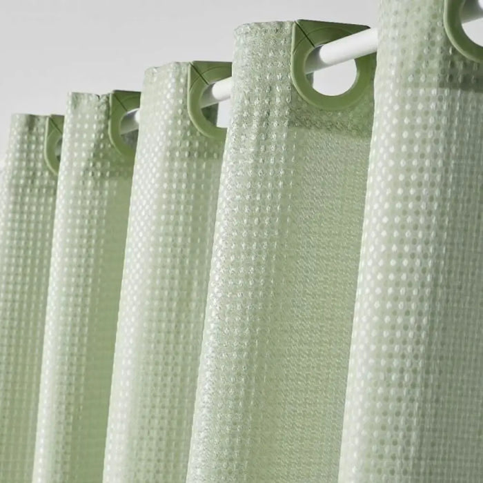 Душ завеса TODAY Зелен Vert полиестер 180 x 200 cm (12 броя)