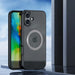 Dux Ducis Aimo Mag Case с MagSafe за iPhone 16 - черен