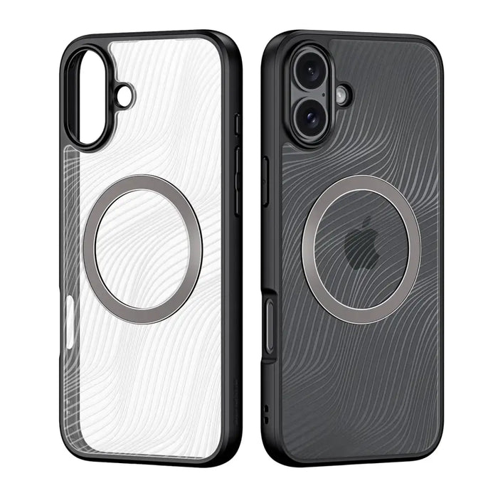Dux Ducis Aimo Mag Case с MagSafe за iPhone 16 - черен