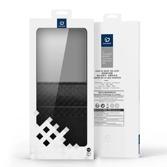 Dux Ducis Bril Case за Samsung Galaxy Z Flip 7 - черен