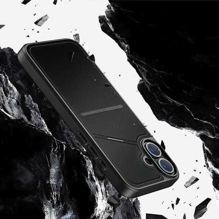 Dux Ducis Rafi II Mag Case с MagSafe за iPhone 16 - черен