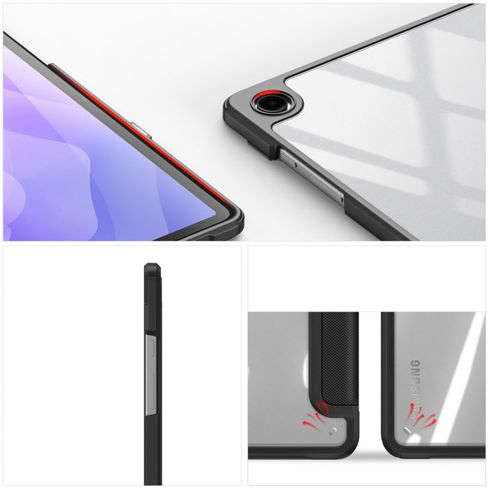 Кейс Dux Ducis Toby Armored Flip за Samsung Galaxy Tab A11 Plus/A9 Plus - черен