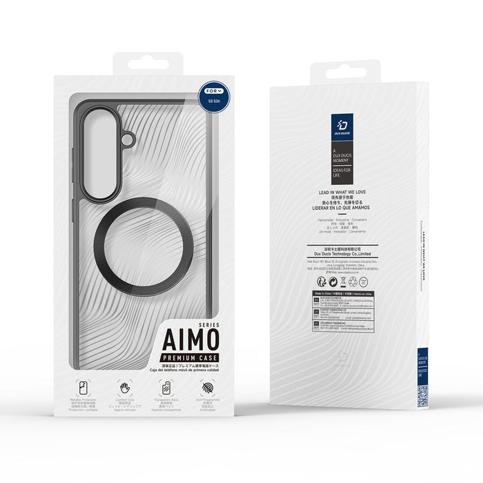Калъф Dux Ducis Aimo Mag за Samsung S26, съвместим с MagSafe - черен